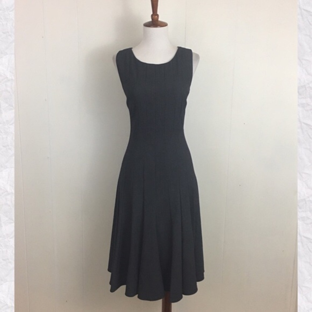 Calvin Klein Crew Neck Seamed Dress